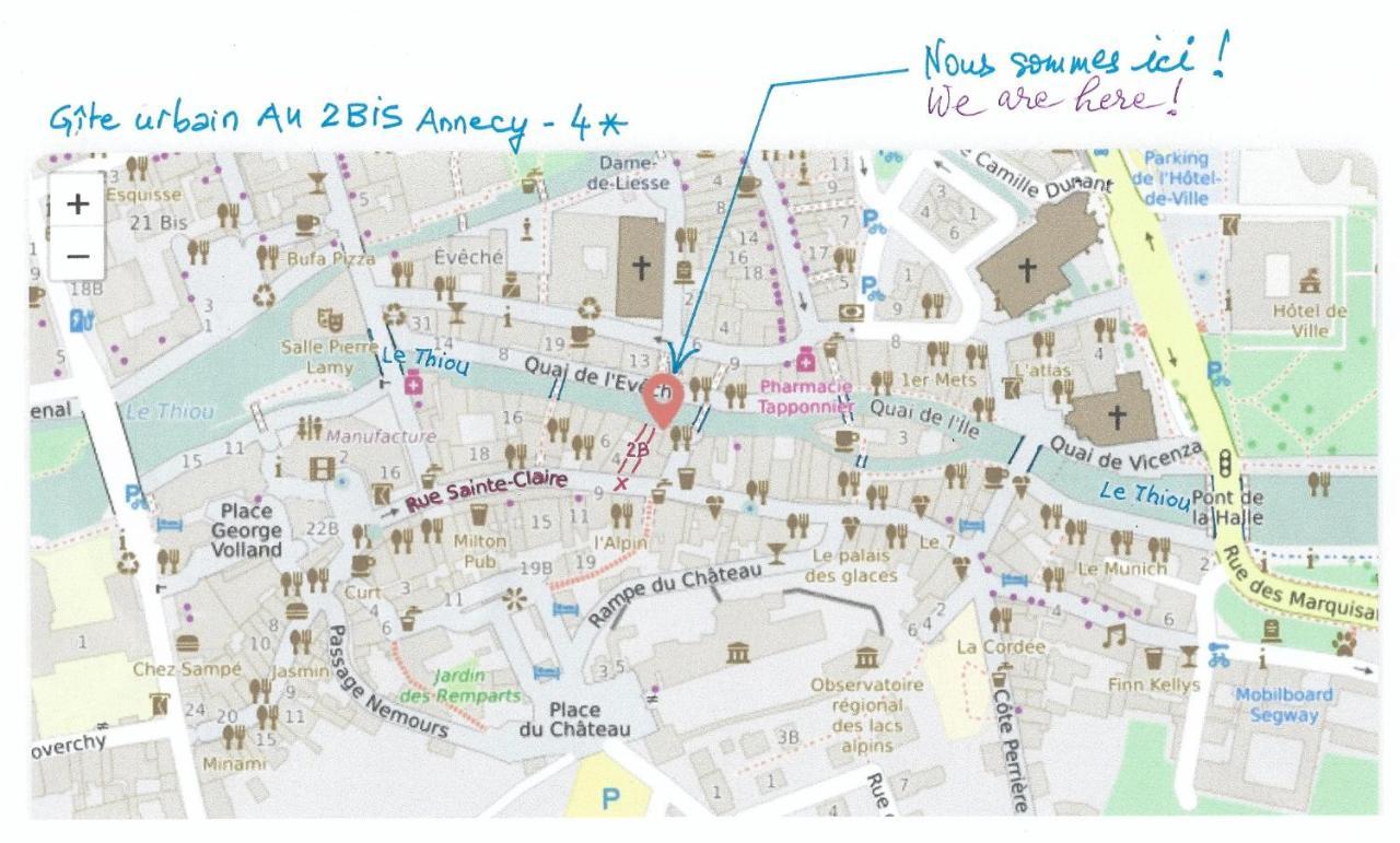 Gite Urbain Au 2Bis - Annecy Kültér fotó